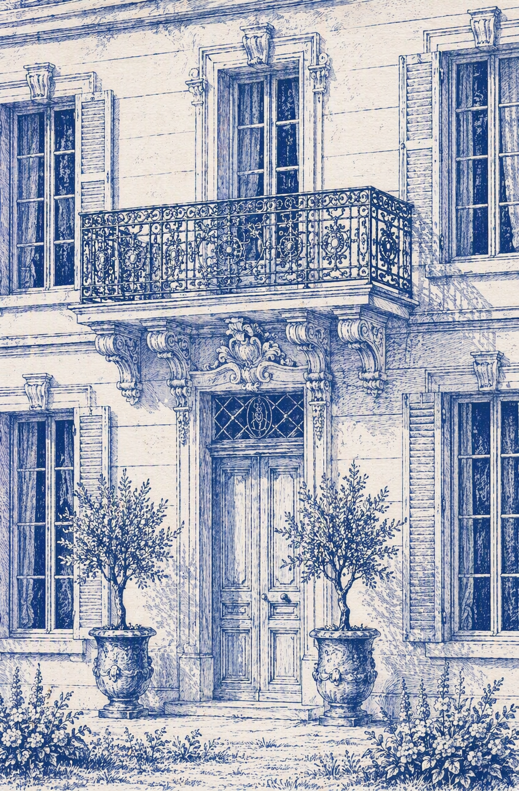 Illustration des Château-Eingangs